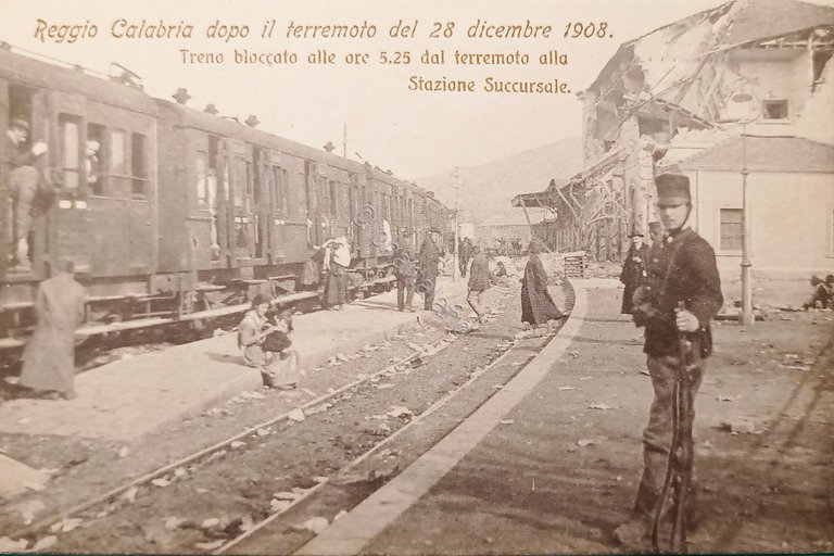 Cartolina - Reggio Calabria dopo il terremoto del 28 Dicembre …