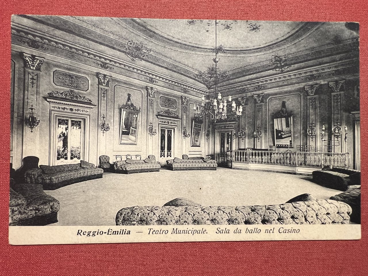 Cartolina - Reggio Emilia - Teatro Municipale - Sala da … | Immagine principale