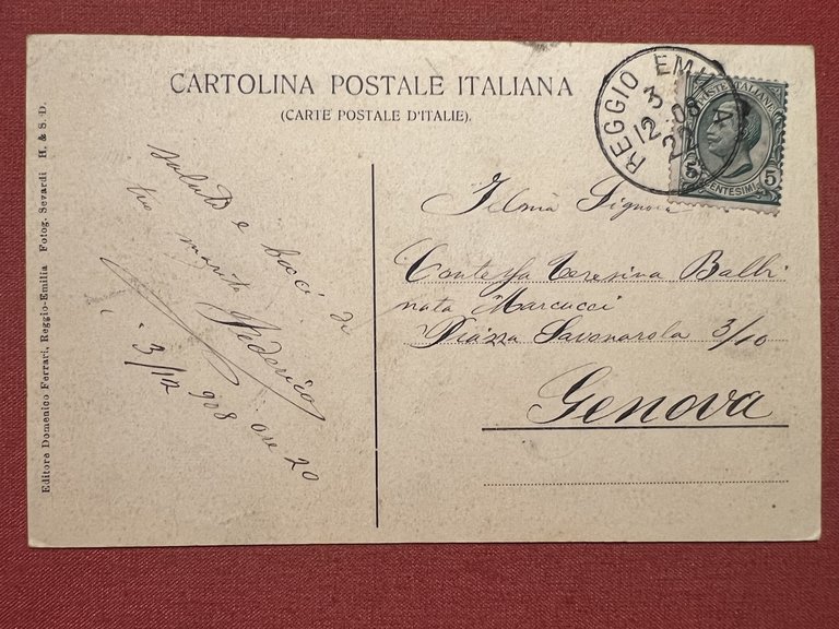 Cartolina - Reggio Emilia - Teatro Municipale - Sala da … | Immagine Gallery 2