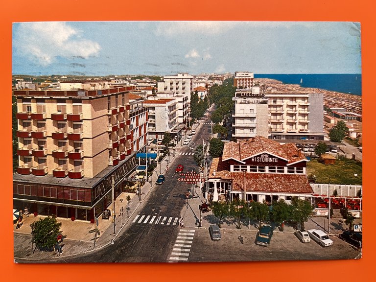 Cartolina - Riccione ( Rimini ) - Viale G. D'Annunzio …