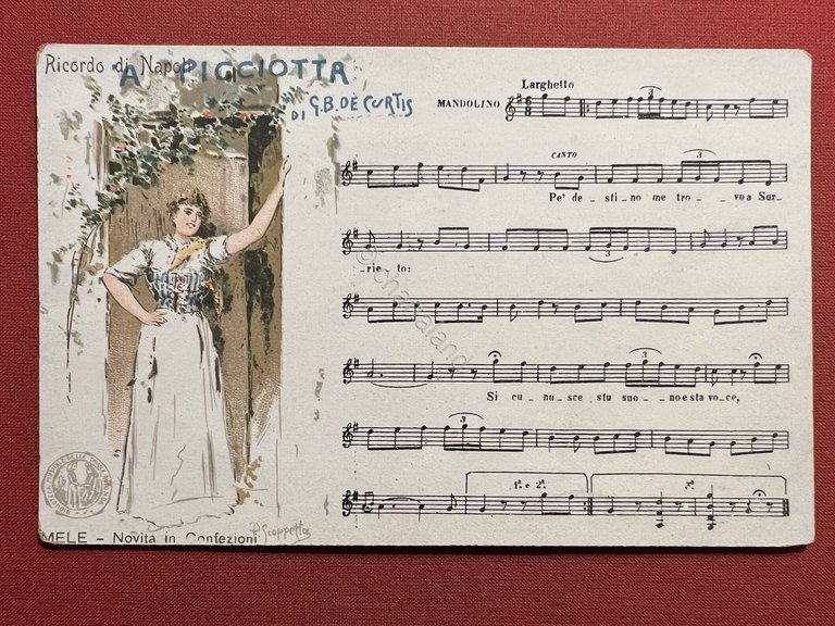 Cartolina - Ricordo di Napoli - A Picciotta di G. …