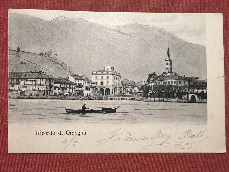 Cartolina - Ricordo di Omegna - Panorama - 1905 | Immagine Gallery 1