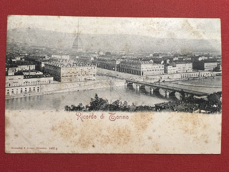Cartolina - Ricordo di Torino - 1900 ca.