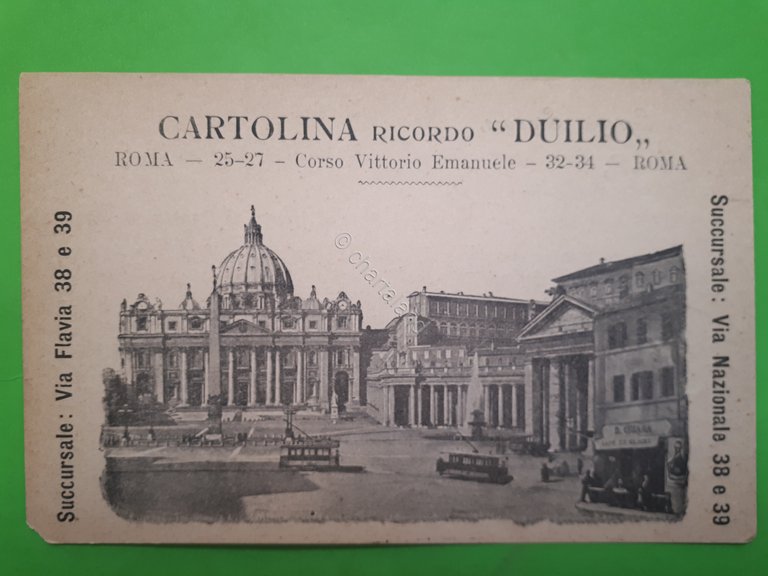 Cartolina - Ricordo Duilio - Roma - Corso Vittorio Emanuele …