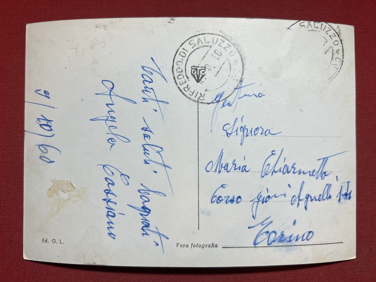 Cartolina - Rifreddo ( Cuneo ) - Valle Po - …