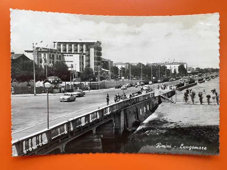 Cartolina - Rimini - Lungomare - 1963