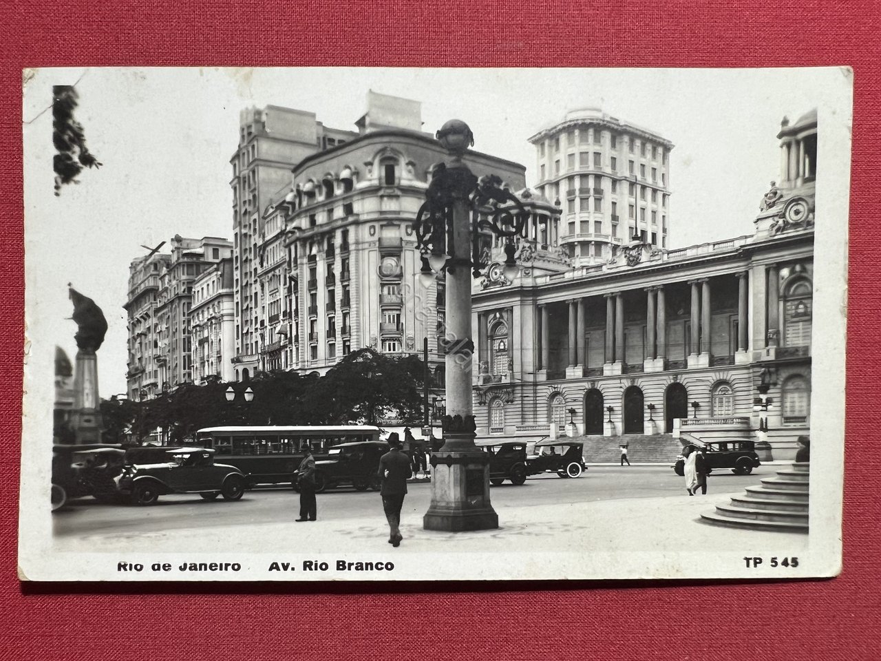 Cartolina - Rio de Janeiro - Avenida Rio Branco - …
