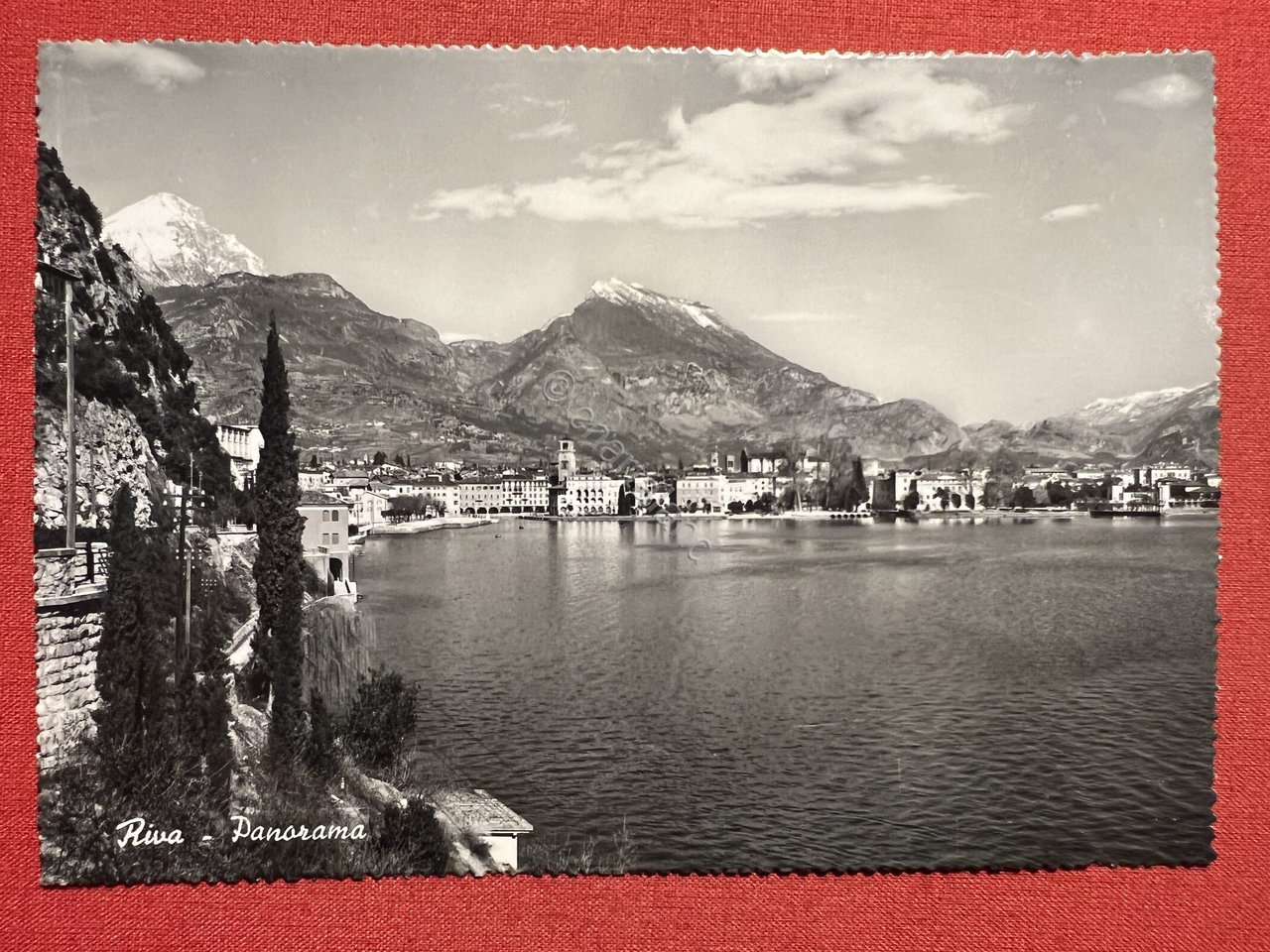 Cartolina - Riva ( Trento ) - Panorama - 1952