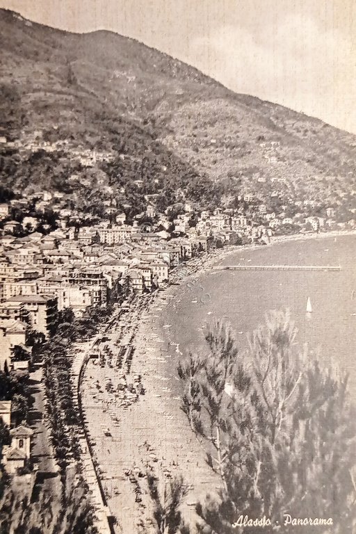 Cartolina - Riviera dei Fiori - Alassio - Via Generale …