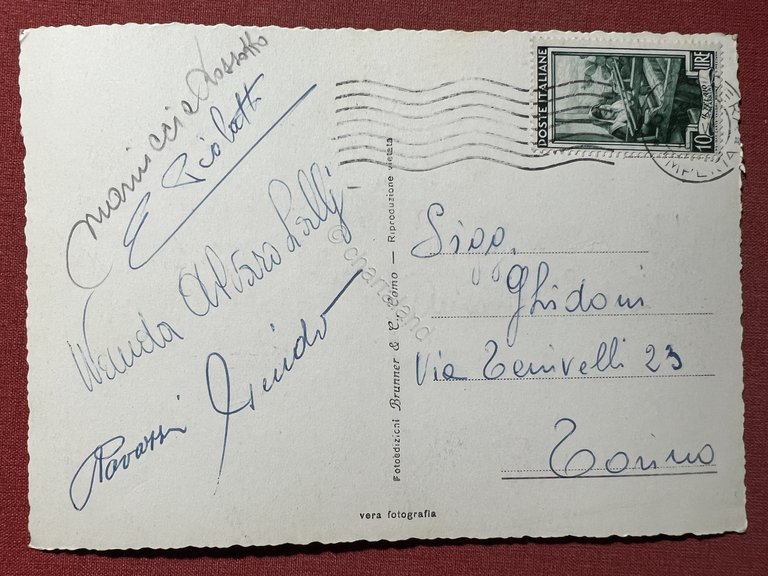 Cartolina - Riviera dei Fiori - Bordighera - Alberghi Esperia …