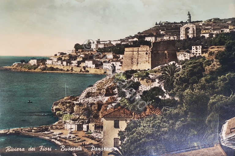 Cartolina - Riviera dei Fiori - Bussana - Panorama - …