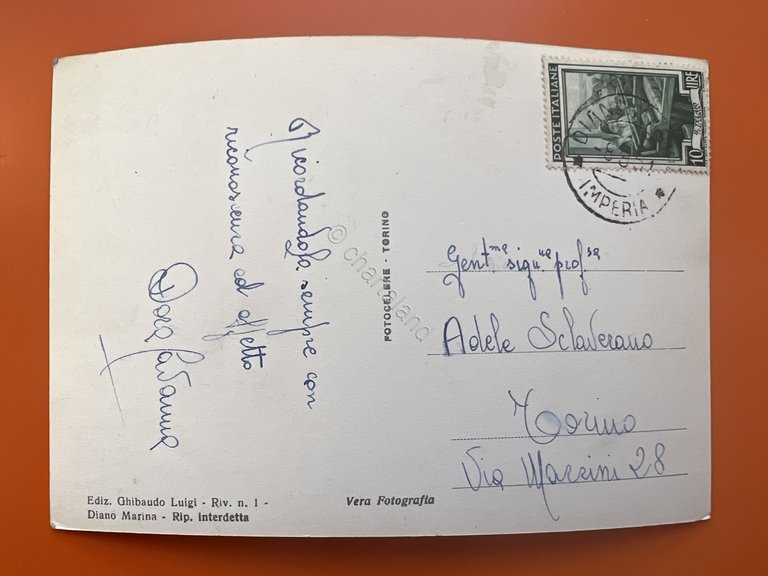 Cartolina - Riviera dei Fiori - Diano Marina (Imperia) - …