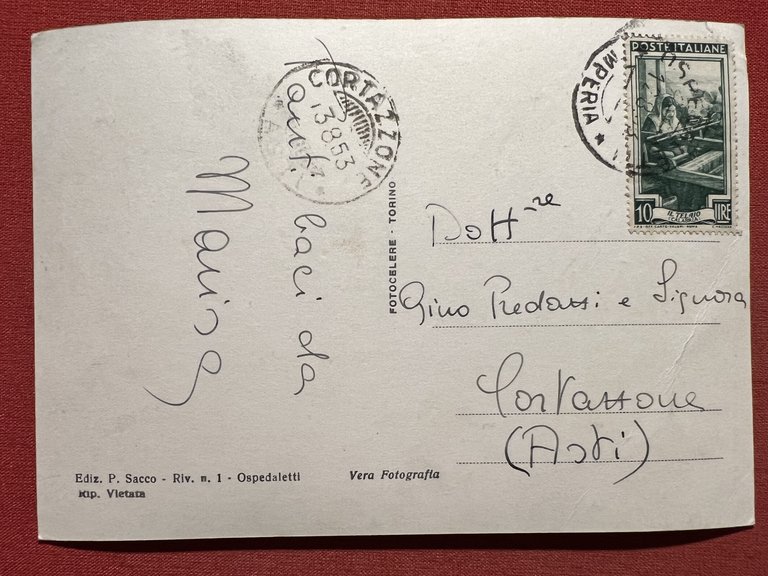 Cartolina - Riviera dei Fiori - Ospedaletti - Panorama - …