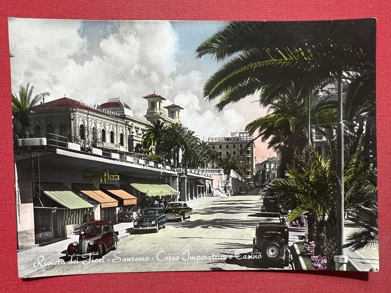 Cartolina - Riviera dei Fiori - Sanremo - Corso Imperatrice …
