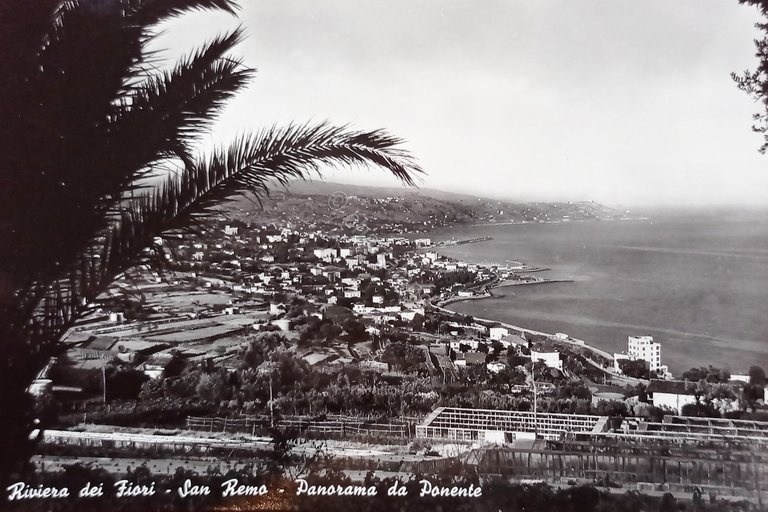 Cartolina - Riviera dei Fiori - Sanremo - Panorama da …
