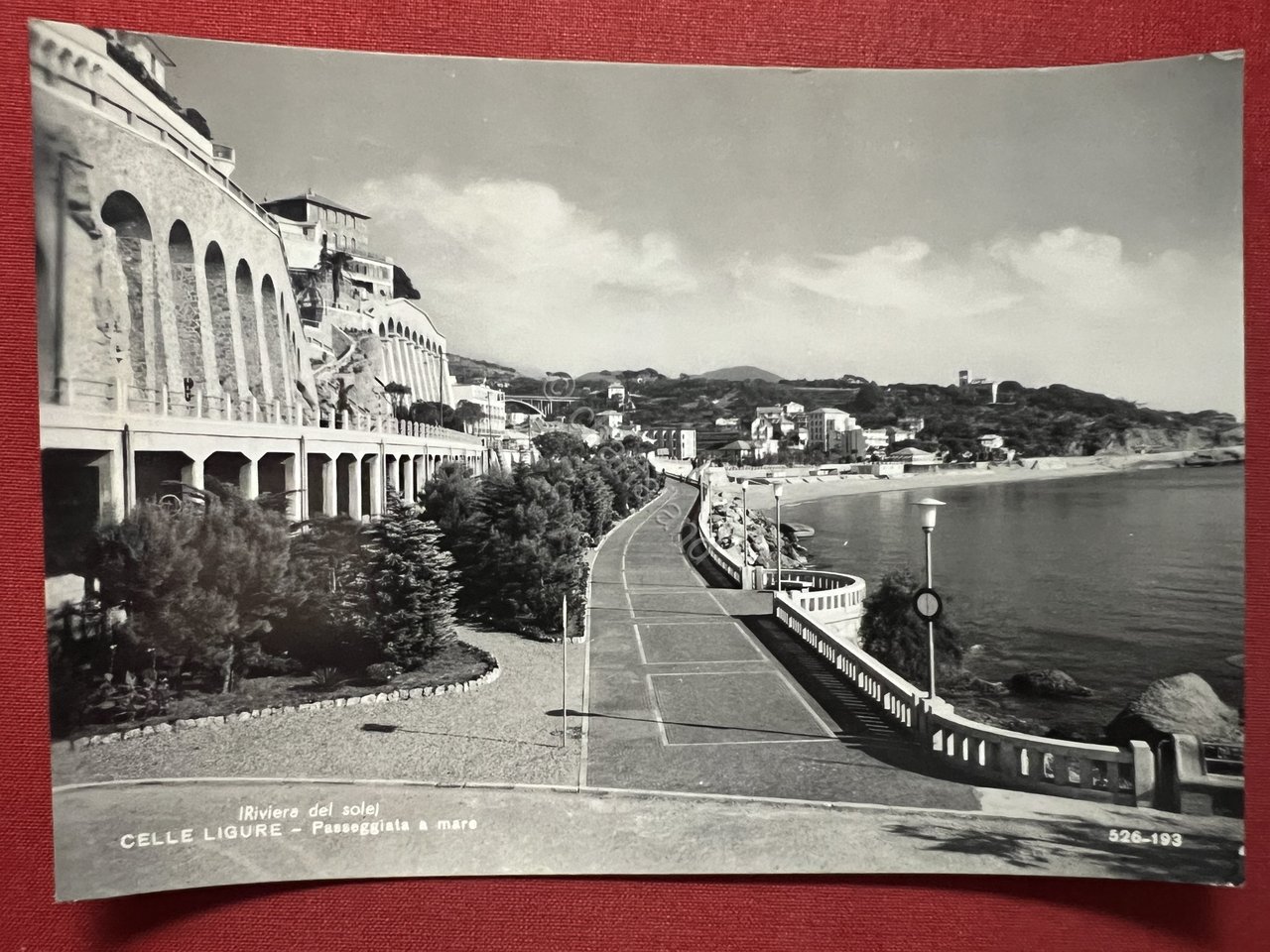 Cartolina - Riviera del Sole - Celle Ligure - Passeggiata …