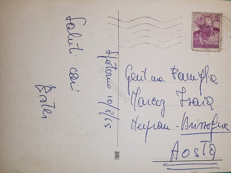 Cartolina - Riviera di Ponente - Hotel Esperia - Spotorno …