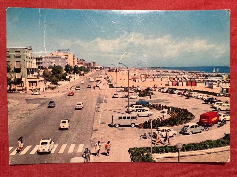 Cartolina - Riviera di Rimini - Rimini - Piazza Tripoli …