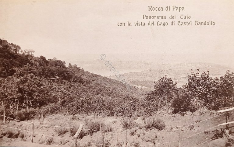 Cartolina - Rocca di Papa - Panorama del Tufo - …