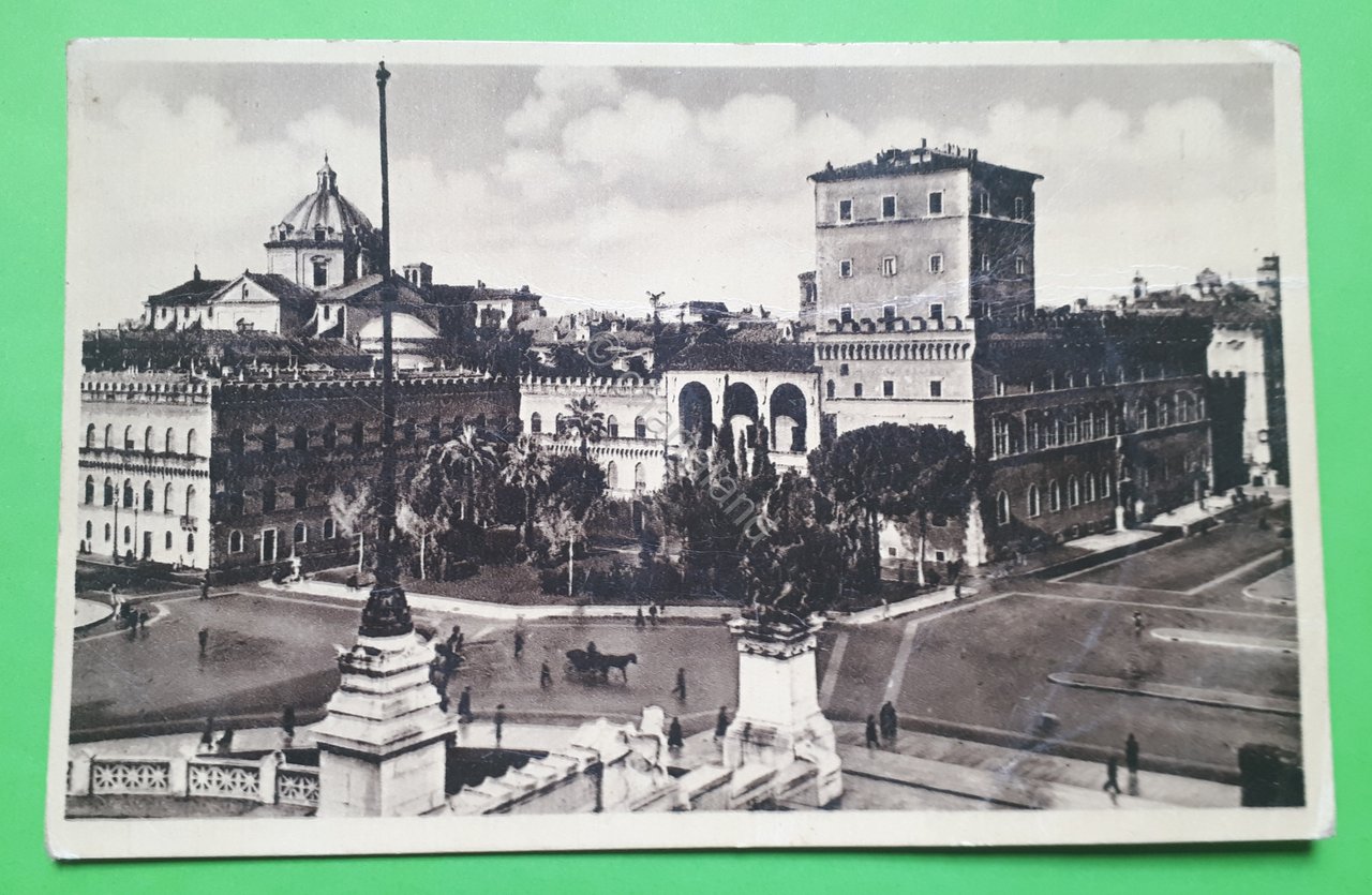 Cartolina - Roma - Palazzo Venezia - Residenza del Duce …
