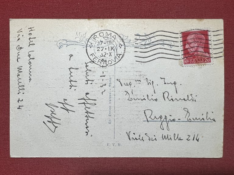 Cartolina - Roma - Piazza dell'Indipendenza - 1932