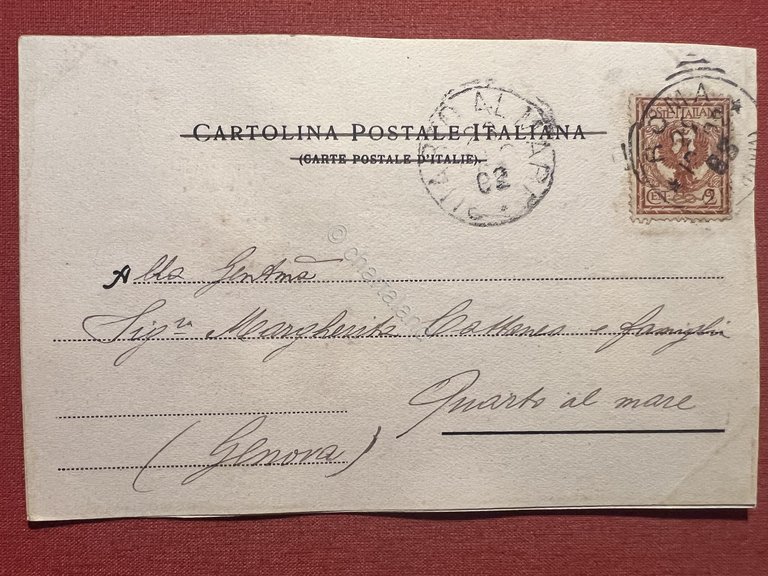 Cartolina - Roma - Piazza di S. Pietro - 1902