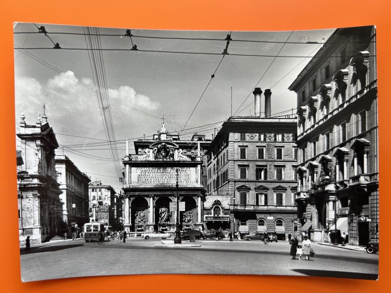 Cartolina - Roma - Piazza S. Bernardo - 1954