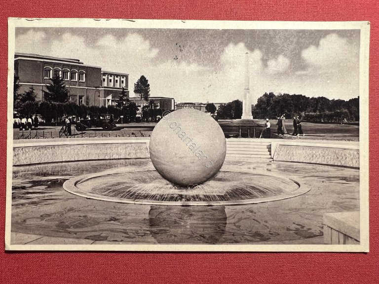 Cartolina - Roma - Stadio Mussolini col Monolite - 1935