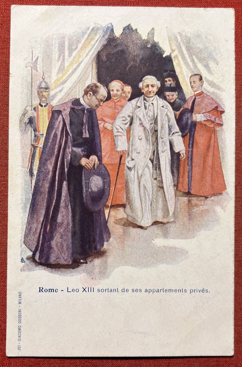 Cartolina - Rome - Leo XIII sortant de ses appartements … | Immagine principale