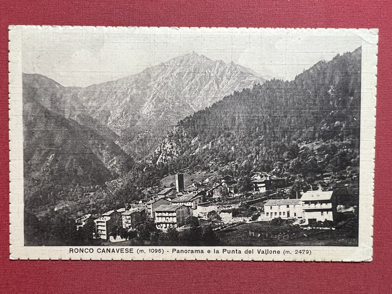 Cartolina - Ronco Canavese - Panorama e la Punta del … | Immagine Gallery 3