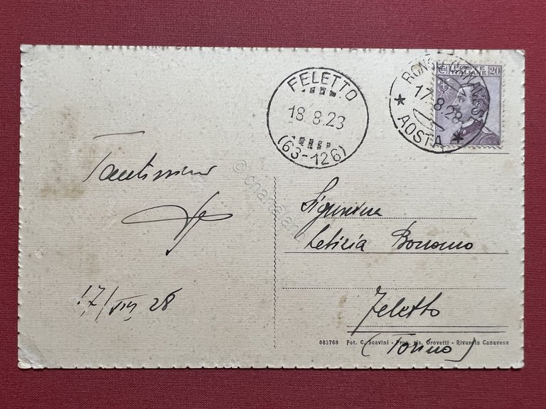 Cartolina - Ronco Canavese - Panorama e la Punta del … | Immagine Gallery 4