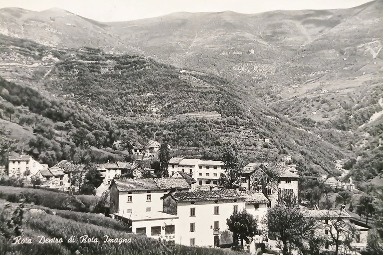 Cartolina - Rota Dentro di Rota Imagna ( Bergamo ) …