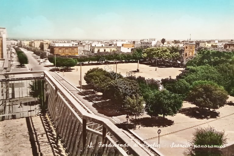 Cartolina - S. Ferdinando di Puglia - Scorcio panoramico - …