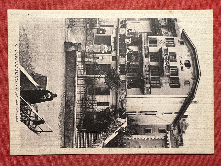 Cartolina - S. Giovanni Bianco ( Bergamo ) - Dopolavoro …