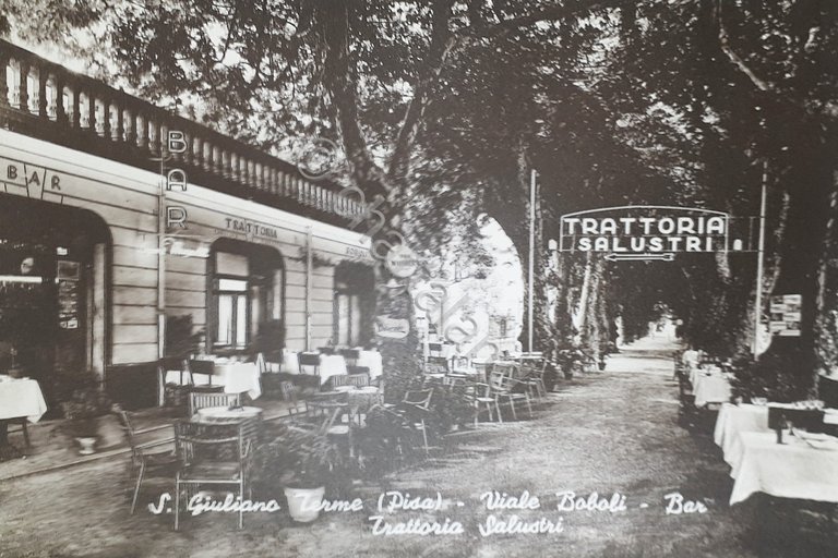 Cartolina - S. Giuliano Terme - Viale Boboli - Bar …