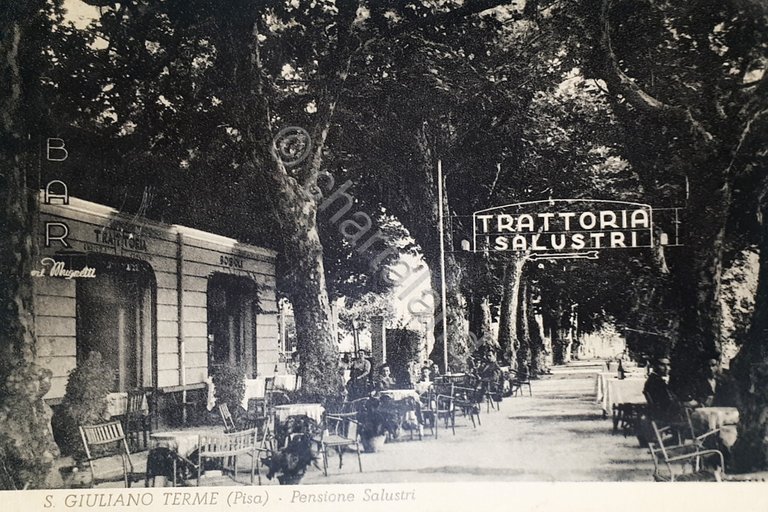 Cartolina - S. Giuliano Terme ( Pisa ) - Pensione …