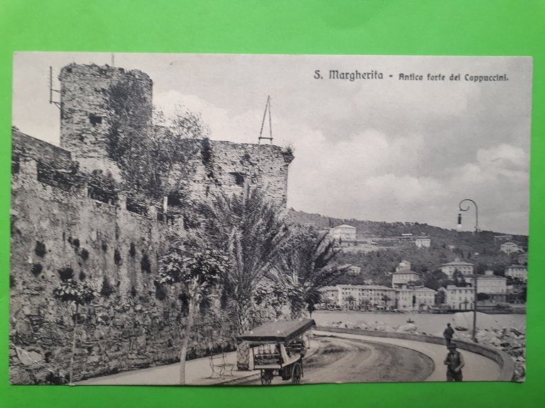 Cartolina - S.Margherita - Antico forte del Cappuccini - 1916