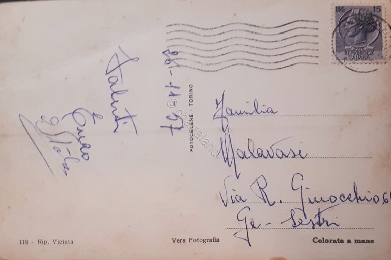 Cartolina - S. Margherita Ligure - Monumento a Cristoforo Colombo …