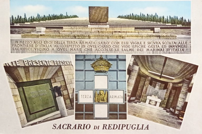 Cartolina - Sacrario di Redipuglia ( Gorizia ) - Vedute …