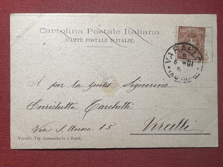 Cartolina - Sacro Monte di Varallo - Piazza Principale - …