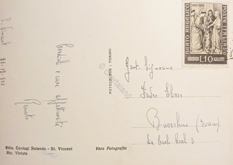 Cartolina - Saint Vincent - Grand Hotel Billia e Casino …