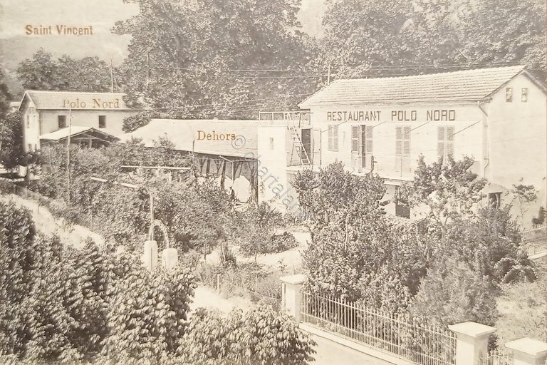 Cartolina - Saint Vincent - Restaurant Polo Nord - 1900 …