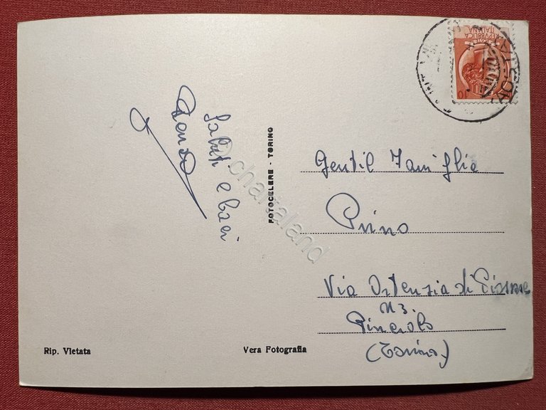 Cartolina - Saint Vincent ( Val d'Aosta ) - Grand …