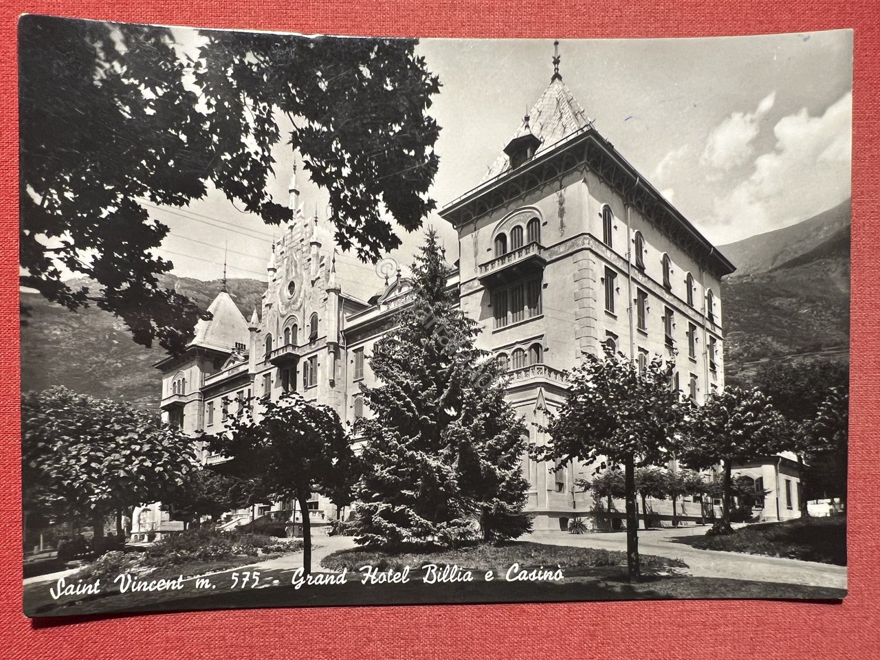 Cartolina - Saint Vincent ( Valle d'Aosta ) - Grand …