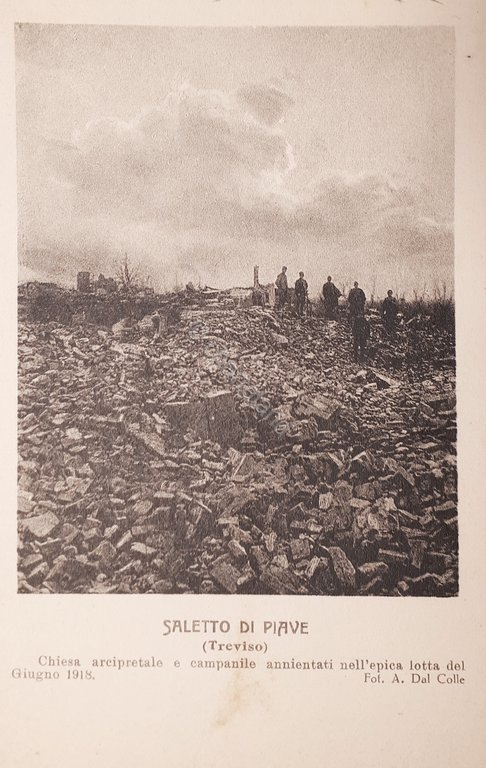 Cartolina - Saletto di Piave ( 1917 - 1918 ) …