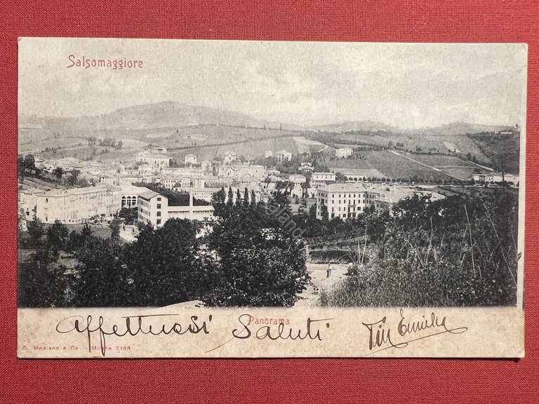 Cartolina - Salsomaggiore - Panorama - 1901
