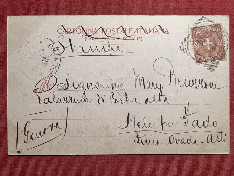 Cartolina - Salsomaggiore - Panorama - 1901