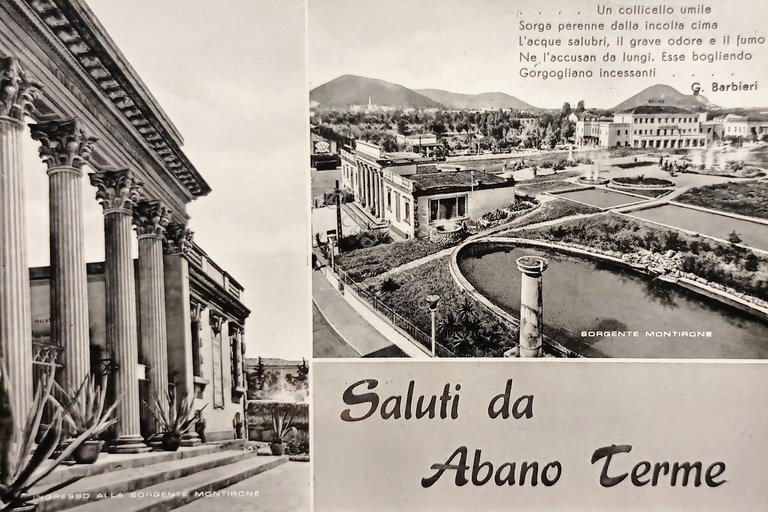 Cartolina - Saluti da Abano Terme - Vedute diverse - …