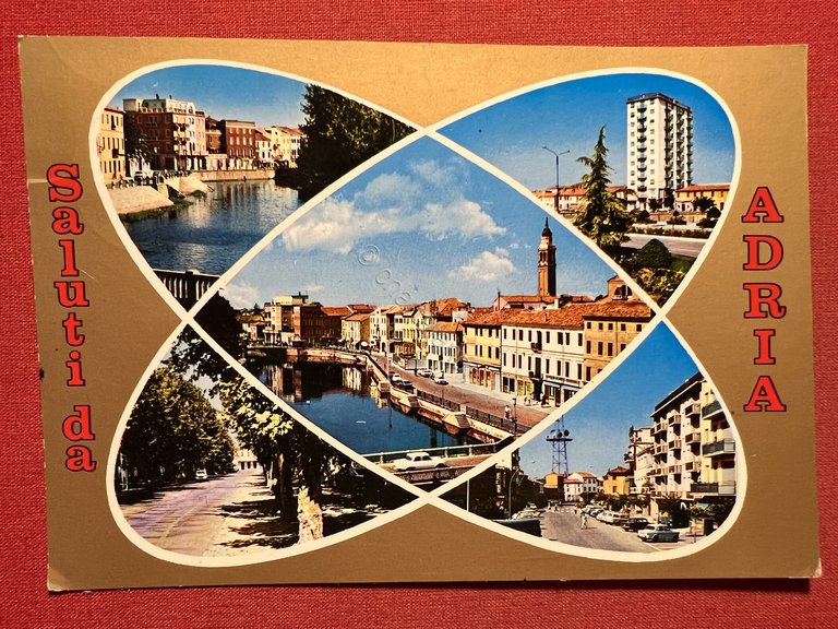 Cartolina - Saluti da Adria ( Rovigo ) - Vedute …