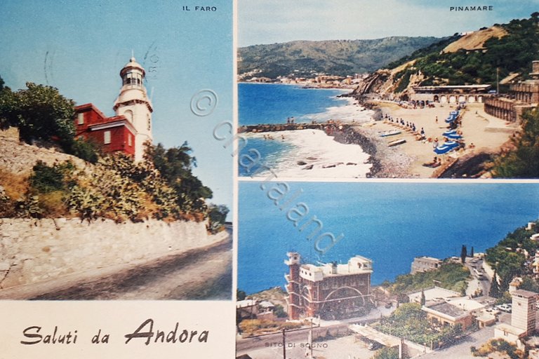 Cartolina - Saluti da Andora - 1968